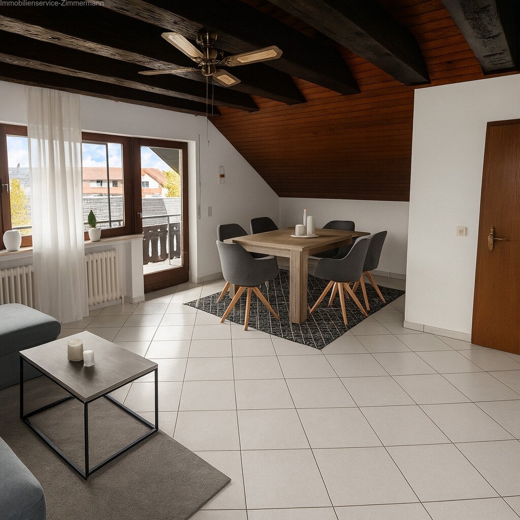 Attraktive 3-Zimmer-Wohnung mit Balkon in ruhiger Lage zu verkaufen