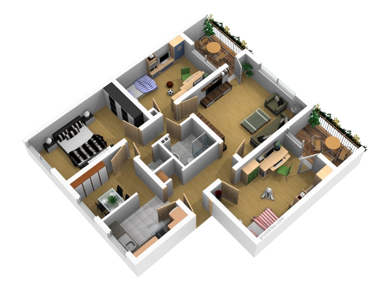 Gepflegte 4,5 Zimmer-Wohnung mit 2 Balkonen zu verkaufen